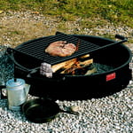 View Campfire Rings: Campfire Ring with Angle Spade Anchors ( FS-30 )